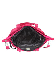 Eva Solid Leatherette Handbag