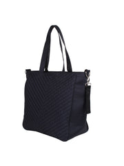 Eva Solid Leatherette Handbag