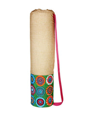 Canvas Printed Yoga Mat Bag