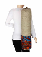 Canvas Floral Yoga Mat Bag