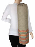 Canvas Striped Yoga Mat Bag