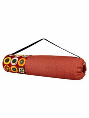 Canvas Printed Yoga Mat Bag
