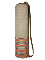Canvas Striped Yoga Mat Bag