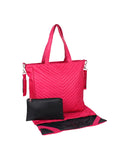 Eva Solid Leatherette Handbag
