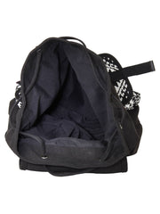 Monochrome Canvas Printed Backpack